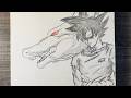 How to Draw Goku &amp; Shenron Full Power 🔥 | Step-by-Step Epic Dragon Ball Drawing Tutorial