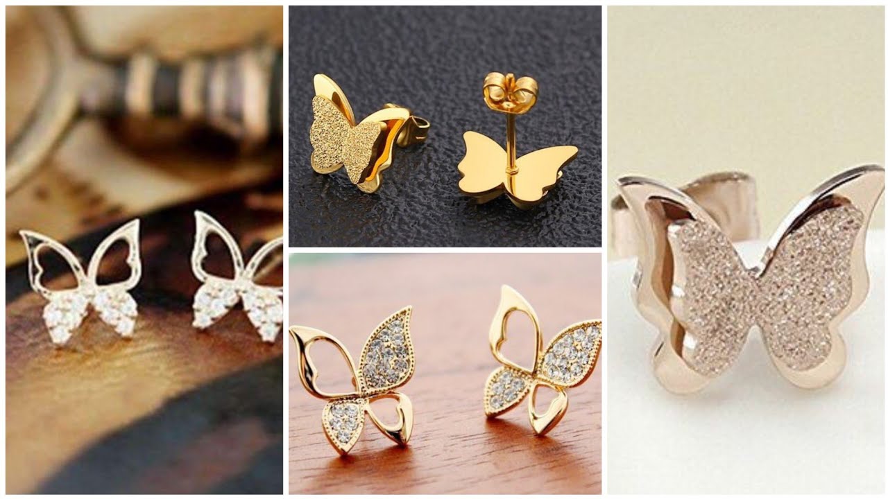 Small stud earrings for baby girls that they can we are easily 2020