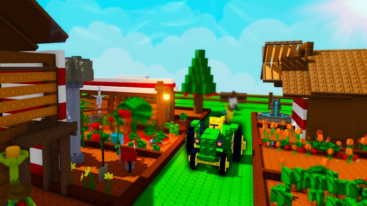 I Built a FARM In Roblox Grow A Garden! - YouTube