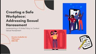 Creating a Safe Workplace: Addressing Sexual Harassment
