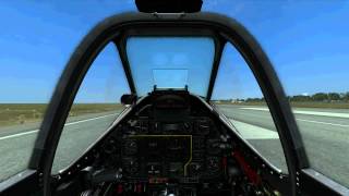 DCS: P-51D Mustang - How NOT to take off with 100% fuel.