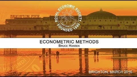 Econometric Methods: An Interview with Bruce Hansen - RES 2016
