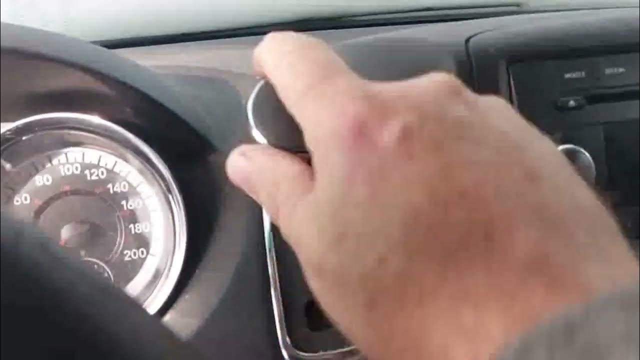 2014 Dodge Caravan Shift Lock Release Button. - YouTube