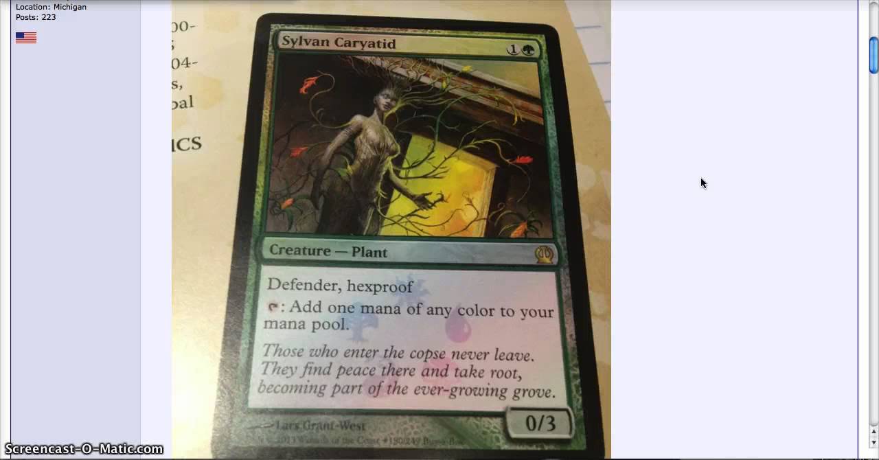 Spoilers! Purphoros the Red God, Sylvan Caryatid, and a CYCLOPS CRUSHER