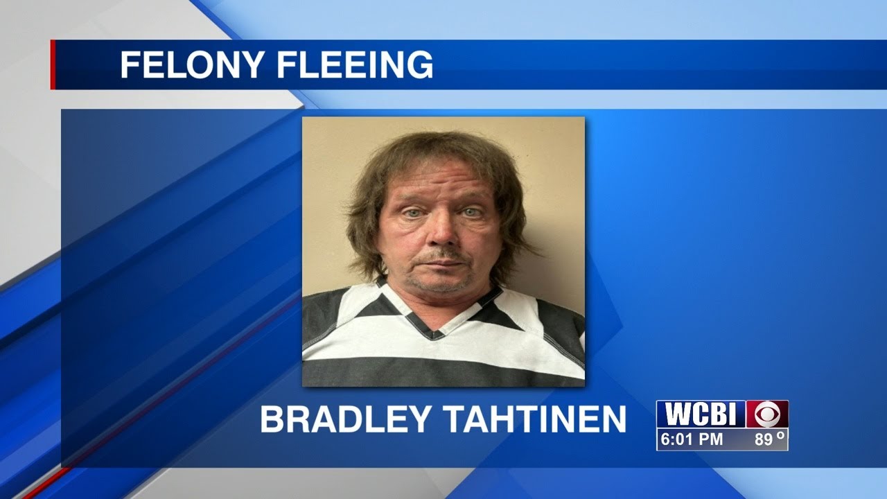 Man arrested for felony fleeing after a chase in Tupelo - YouTube