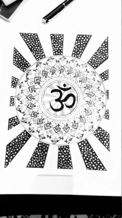om mandala #mandala #om #art @capturethe_arts