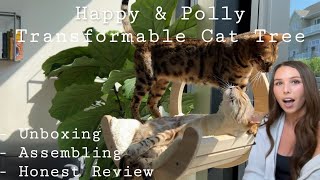 HAPPY & POLLY: Cat Tree Unboxing, Assembling, and Honest Review