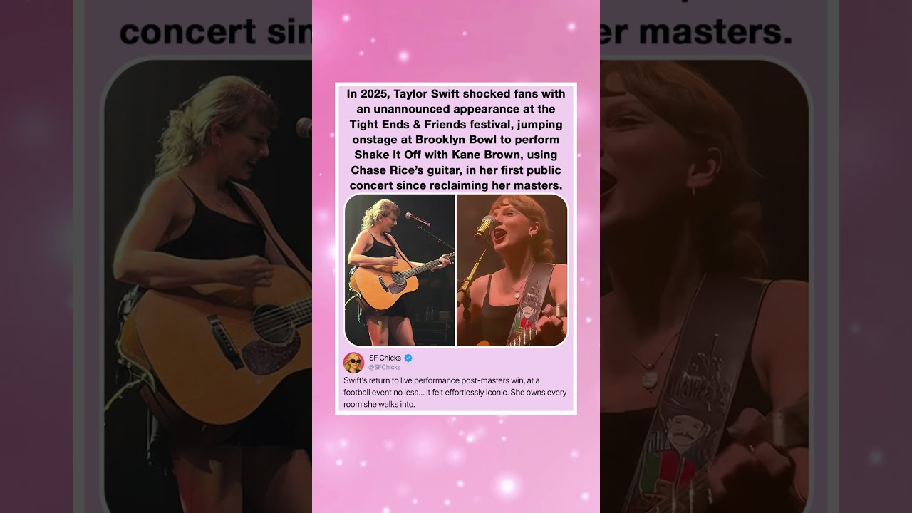 In 2025 Taylor Swift Shocked Fans With An Unannounced Appearance At The Tight Ends Friends