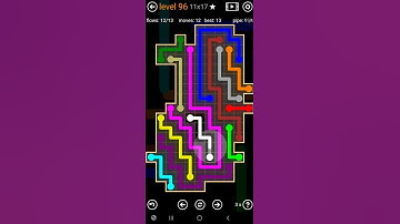 How To Solve Flow Free Amoeba Pack Level 96 11x17 Board Walk Through Solution Walkthrough
