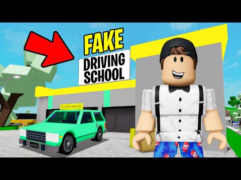 I Open FAKE DRIVING SCHOOL To Teach KIDS To Drive In Brookhaven RP..