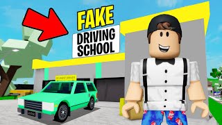 I Open FAKE DRIVING SCHOOL To Teach KIDS To Drive In Brookhaven RP..