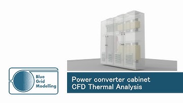 CFD simulation - Power electronics cabinet