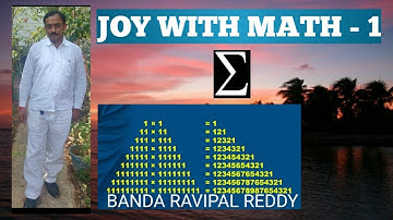 Joy With Math   1 by Banda Ravipal Reddy
