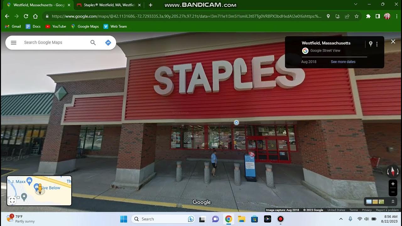 Staples Closing at Westfield Plaza in Westfield, MA on October 6, 2023