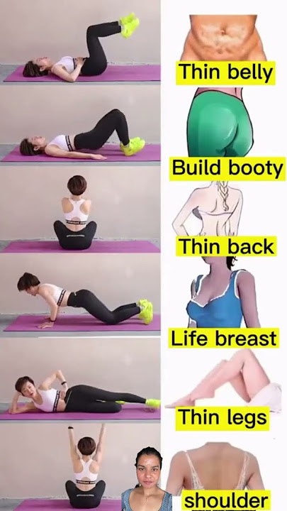 🔥 Exercises for Hour glass body figure at home 🏠 #hourglassfigure #workoutmotivation #fatburning