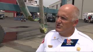 Charter boat goes up in flames on Cape Cod