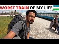 WORST Train Journey of my LIFE 😤 | THIRD CLASS Uzbekistan Railways 🇺🇿