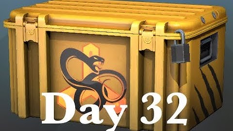 Opening a CS:GO snakebite case until I get a gloves #32