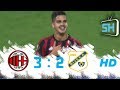 AC Milan vs Rijeka 3-2 Europa League All Goals and Highlights September 28 ,2017