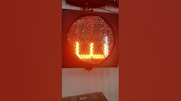 NEW LOOK!!! 400mm PC Housing 2-digital Round Core Traffic Countdown Timer (testing 2)