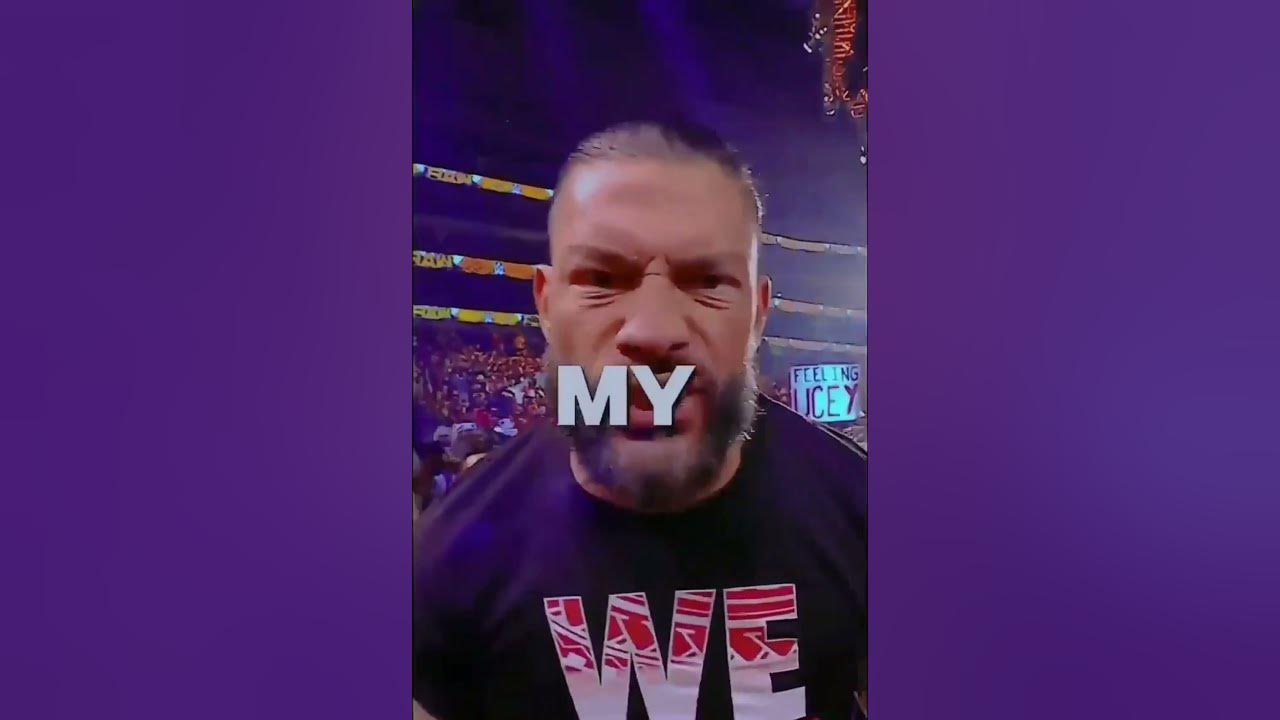 This Is My Show | Roman Reigns | attitude Status | #2023 #shorts - YouTube