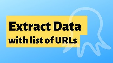 Web scraping with a list of URLs