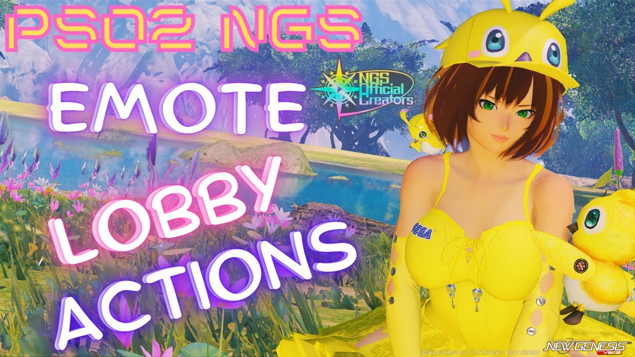 [PSO2 NGS] 927: Gorilla Time Emote lobby Action 927「ゴリラタイム」 - YouTube