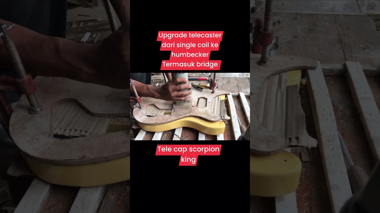Upgrade telecaster dari singel coil ke humbecker