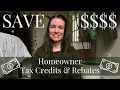 Save $1,000s with Homeowner Tax Credits &amp; Rebates [Asheville, NC Real Estate]