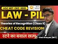 Theories of Recognition with Tricks ( UNIT -3 PIL | class 9) | Cheat Code UGC NET JRF Law