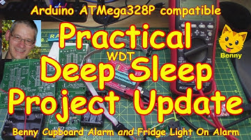 #166 ATMega328P 💤 Alarm Update - WDT & Interrupt & Custom PCB