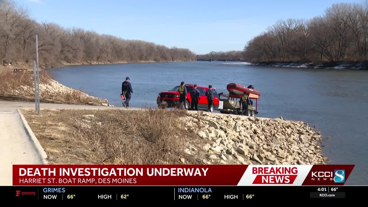 Death investigation underway after body found in Des Moines River