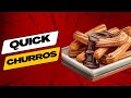 Eggless churros  quick  easy churros  cafe style churros 