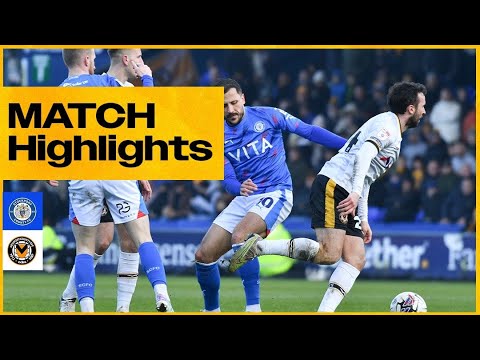 Stockport Newport Goals And Highlights