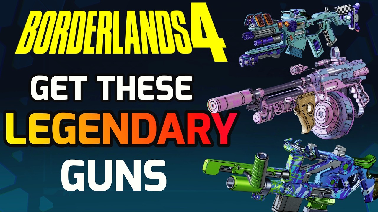 Легендарное оружие Borderlands 4, которое вам нужно, и где его найти! BL4 OP GUNS