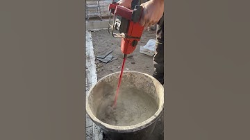 MIXING mortar TOOLS 🧱 #bricklayer #masonry #tools