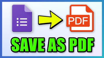 How to Save Google Forms as PDF | PC | 2025