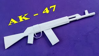 Origami armas: Como hacer uma arma ak 47 de papel do free fire