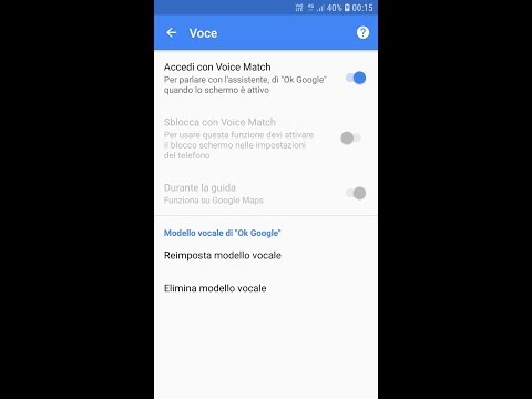 Assistente vocale Google: Risolvere l’errore di attivazione del Voice Match