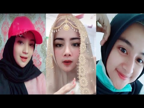 Cewek Cantik berhijab. Kompilasi tik tok versi lagu  India