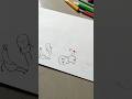 Cute doodle… unexpected ending 💨😀#artshorts #doodleart #art #creativeart #easydrawing #doodle