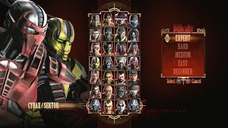 Mortal Kombat 9 - Expert Tag Ladder (Cyrax & Sektor/3 Rounds/No Losses)