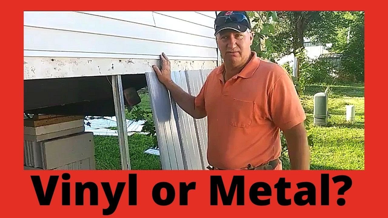 Alternative to Vinyl Skirting on Mobile Home YouTube