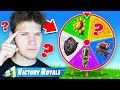 *RANDOM* Back Bling SPIN THE WHEEL Challenge In Fortnite!