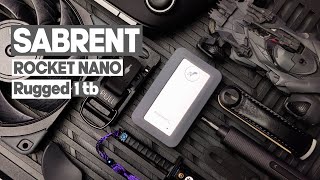 Sabrent Rocket Nano Rugged Unboxing Review Testing Ray Tech Studio
