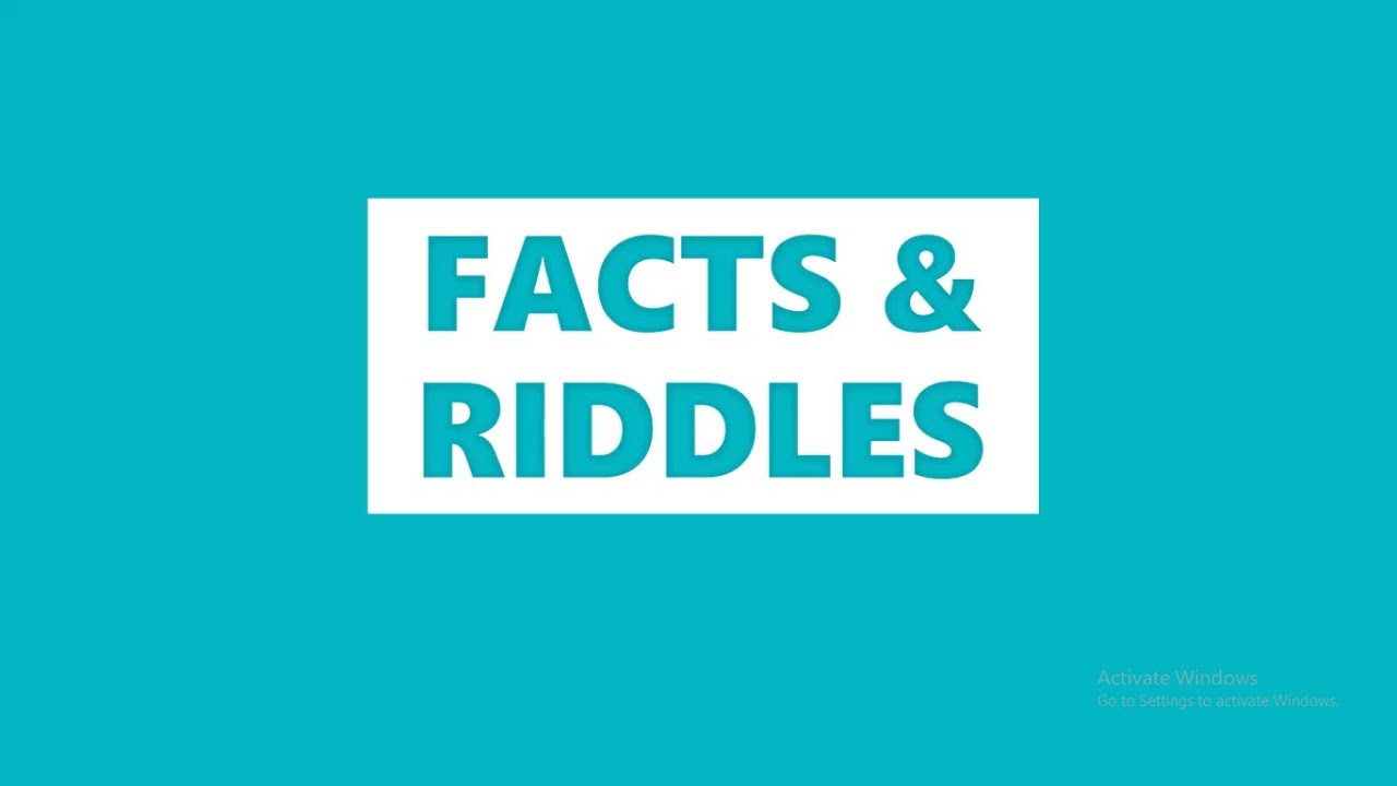 One who loves moon is known as...| Facts and Riddles | | Part-1 |