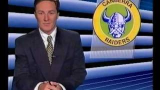 Various news reports about the canberra raiders 1994 grand final
victory over canterbury bulldogs. part 3 of 3.