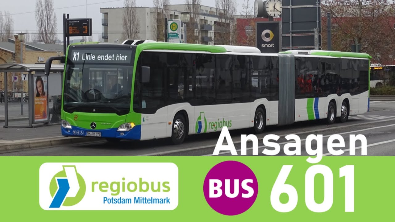 RPM | Ansagen Buslinie 601: S Potsdam Hbf - S Teltow Stadt | Linguatec-Petra (TTS)