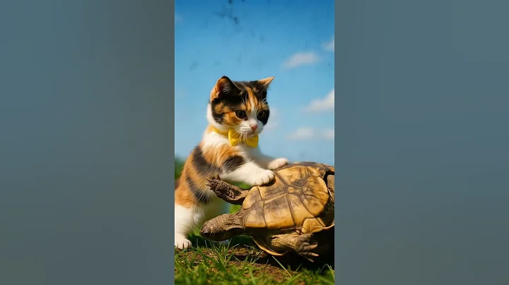 Watch the video about Turtle🐢 #munchkincats #cat #catvideos #cute #softpaws #funny #calicocat