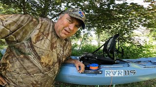 RVR 119 Bonafide Kayak Install Anchor Wizard & Scubas Ratchets Dive Reel